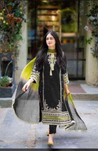 Omal 3pc embroidered suit
