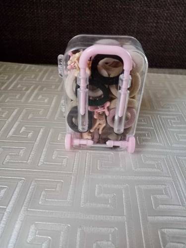mini luggage for colour full bands with small clip