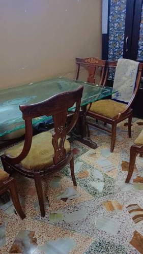 original shesham wood dining table