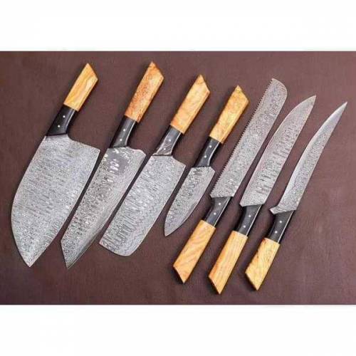 Brand new custom kitchen chef knife set