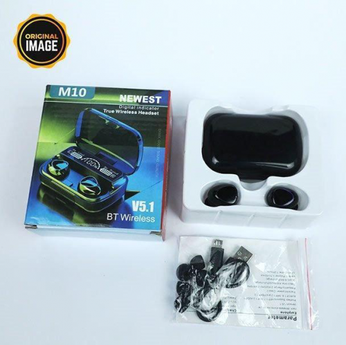 M10 Pro Wireless Earbuds, Black