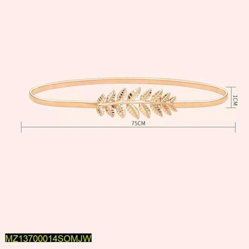 women alloy metal waist band 