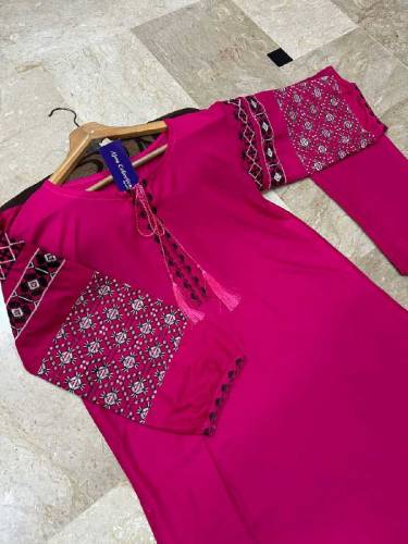 Embroidery Bunch Maxi With Emb Separate Koti 2Pcs