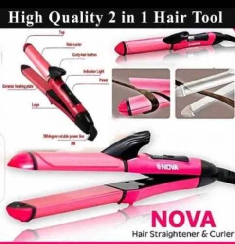 nova hair straightener and curler