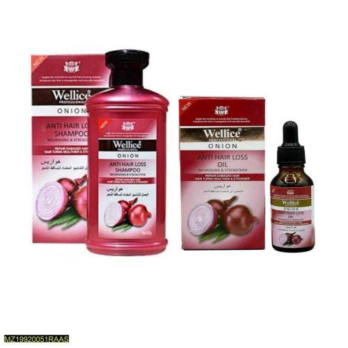 •  Material: Oil, Shampoo•  400ml Shampoo•  75ml Oil •  Helps Improve 