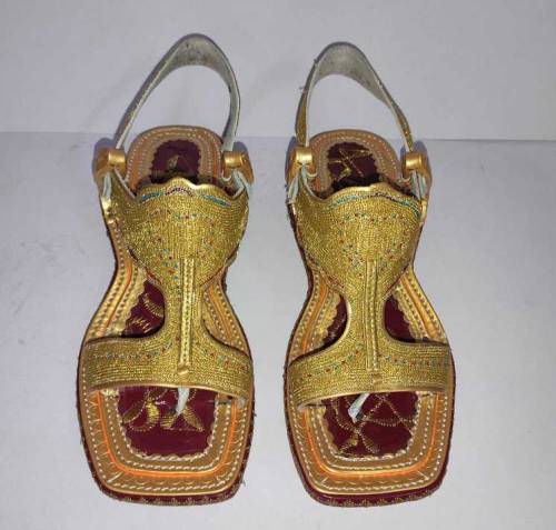 Fancy Tilla Work Original Kohati Chappal (kherri)
