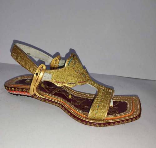 Fancy Tilla Work Original Kohati Chappal (kherri)