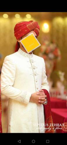 ORIGINAL JUNAID JAMSHED SHERWANI, KHULHA, KHUSSAY