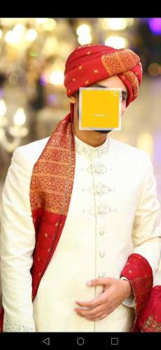 ORIGINAL JUNAID JAMSHED SHERWANI, KHULHA, KHUSSAY