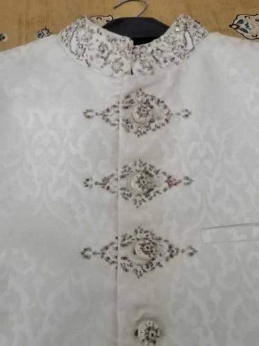 ORIGINAL JUNAID JAMSHED SHERWANI, KHULHA, KHUSSAY