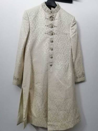 ORIGINAL JUNAID JAMSHED SHERWANI, KHULHA, KHUSSAY
