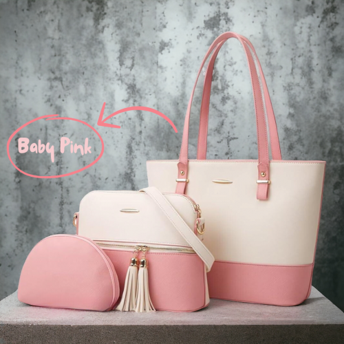 Women's Plain Leather Shoulder Bag