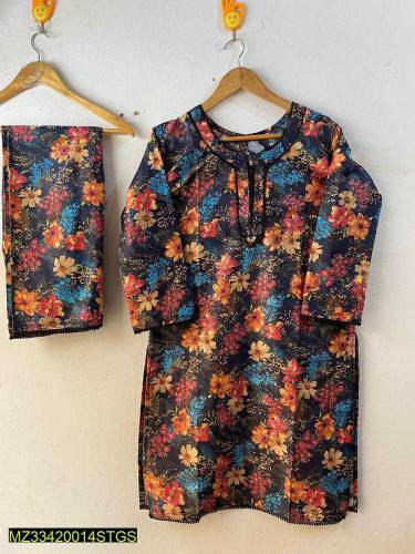 2piece stitch woman dress