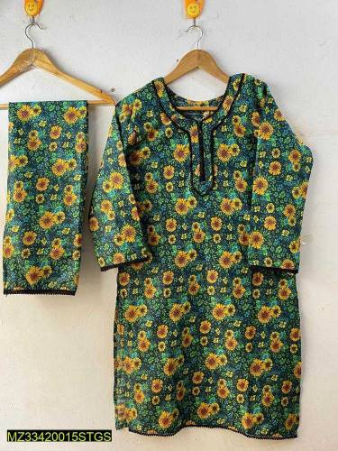 2piece stitch woman dress