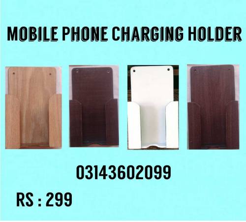 Wooden Mobile Phone Charging Holder 