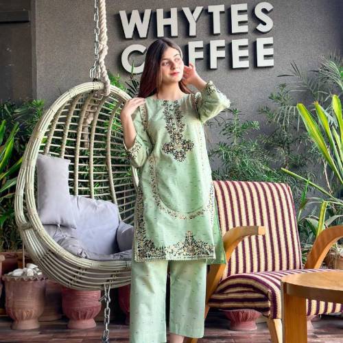 Unique colours for Summers** Front and Back embroidered plus cutwork .