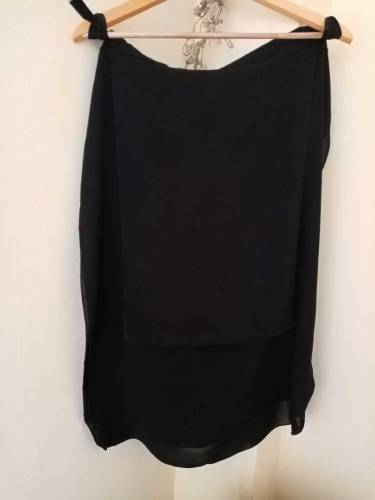 black double frill kamasha