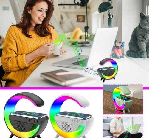 wireless charger with Bluetooth speaker