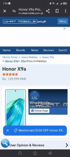 HONOR X9a 5G 13 GB 256 non pta 3 month Sim working