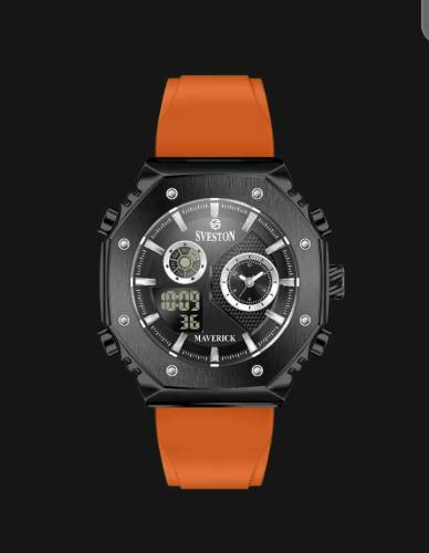 Sveston Maverick SV-8241-M-1 is a Rubber Wrist Watch For Men