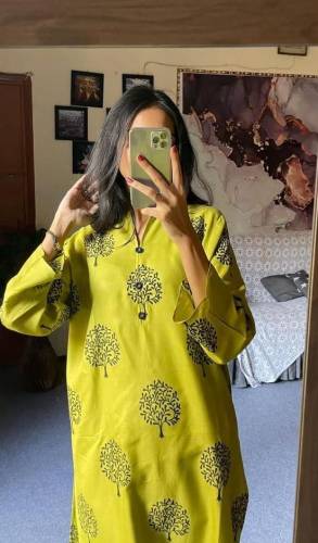 2 Pcs Women’s Stitched Liner Printed Suit 