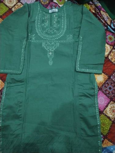 2 PCs stitched embroided suit 