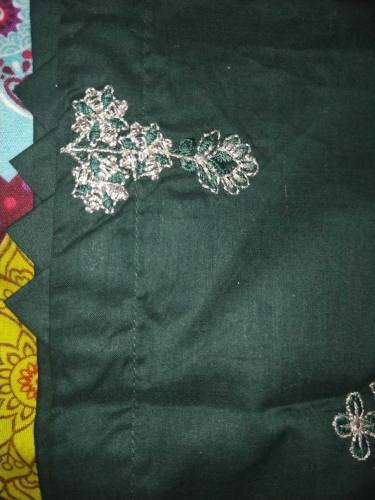 2 PCs stitched embroided suit 