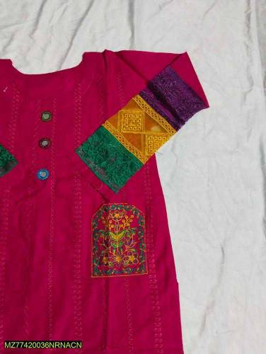2 pcs Womans stitched printed suit lawn suit