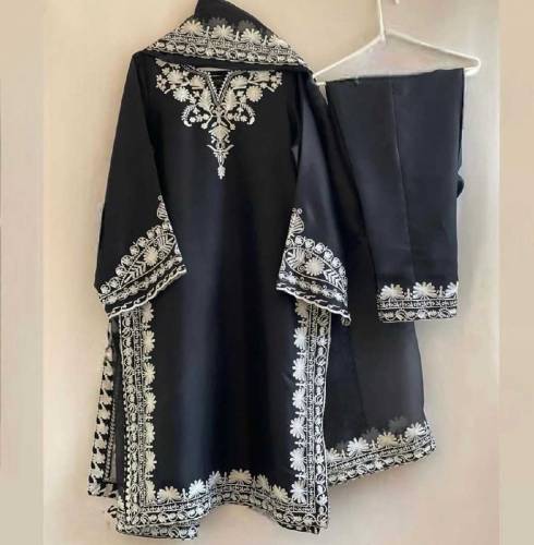 Organza  *3pc* Sizes : Medium & LargeType : Heavy Embroidery 3pc Stuff