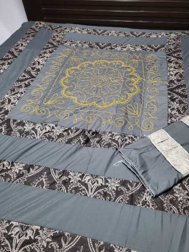 Embroided Patch Bedsheets