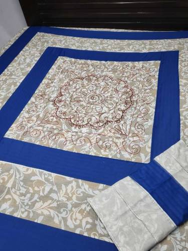 Embroided Patch Bedsheets