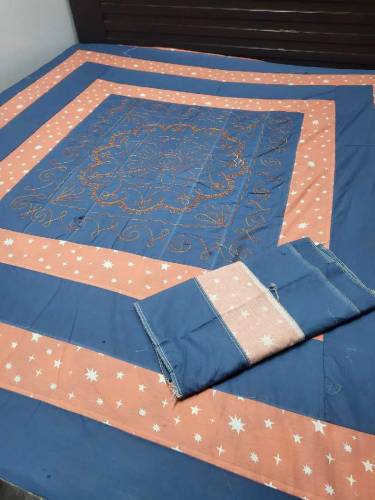 Embroided Patch Bedsheets