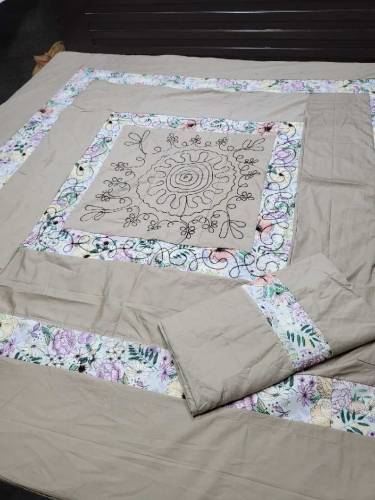 Embroided Patch Bedsheets