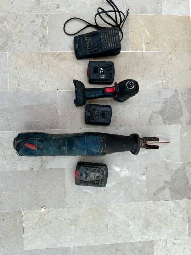 Original Bosch Company Cordless Impact wrench & Reciprocating Saw 