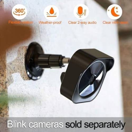 Outdoor Blink Camera Mounts, Weatherproof Protective Cover and 360 Deg