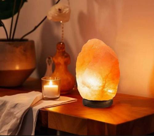 pure pink salt lamp 