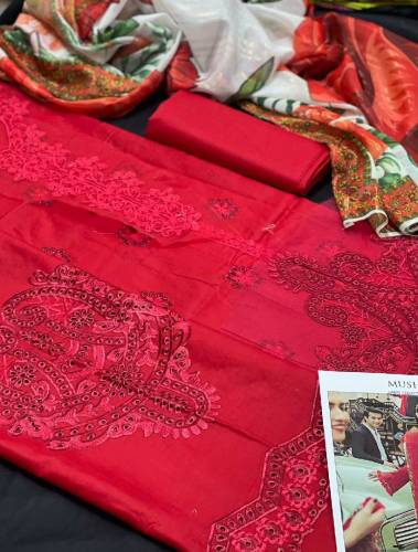 Mushq cutwork embroided 