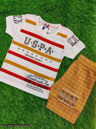 Blended printed shirt And Shorts set 