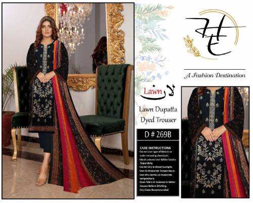 Lawn Digital Print 3pc