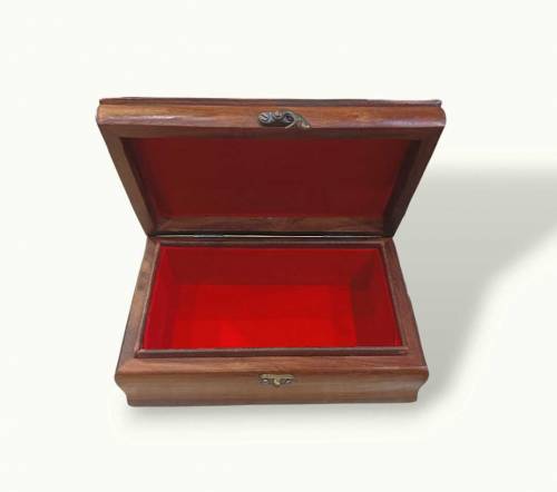 Wooden Jewelry And Make up Box, Carved Faces Jewellery Box.