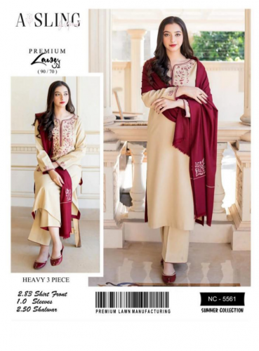 New lawn Ladies Dress/3pc Suit/Casual Dress/Formal Dress/Stylish Dress