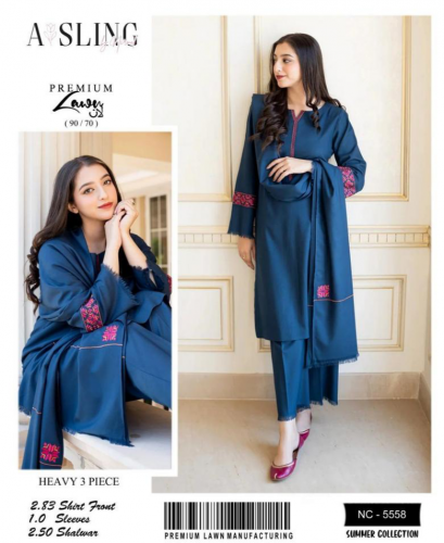 New lawn Ladies Dress/3pc Suit/Casual Dress/Formal Dress/Stylish Dress