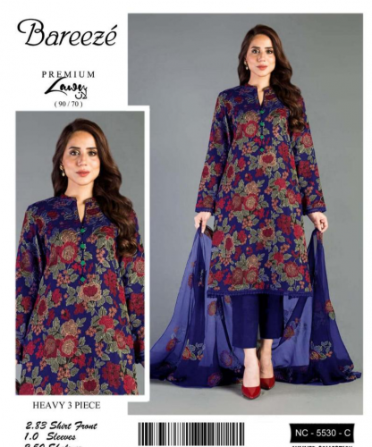 New lawn Ladies Dress/3pc Suit/Casual Dress/Formal Dress/Stylish Dress