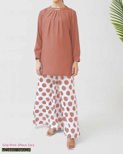 2pc Round neck dress 