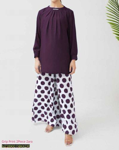 2pc Round neck dress 