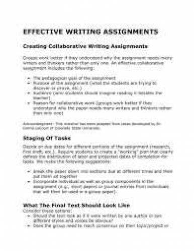 Assignment Work