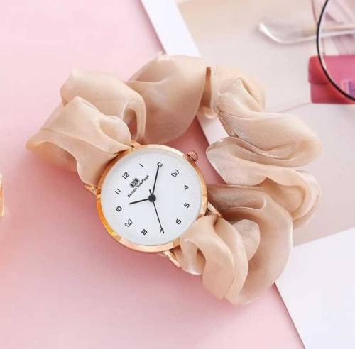 Korean watches Crunchy Watch and Bracelet watches for girls Ins Girls 