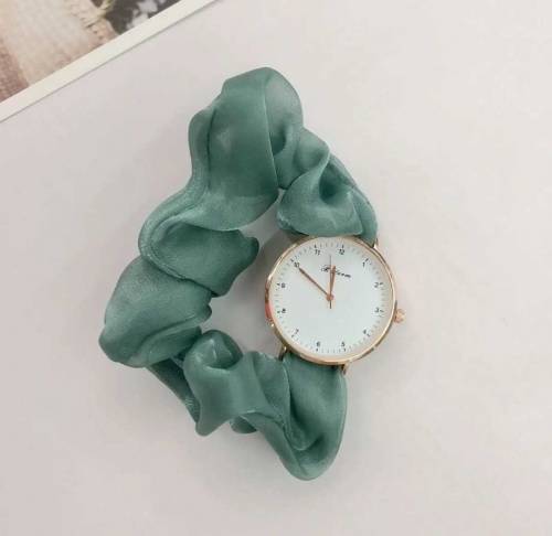 Korean watches Crunchy Watch and Bracelet watches for girls Ins Girls 
