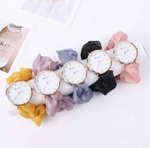 Korean watches Crunchy Watch and Bracelet watches for girls Ins Girls 