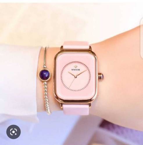 New Ladiesw Design Fashion Casual Watch Square Rose PinkLow 4 colors 